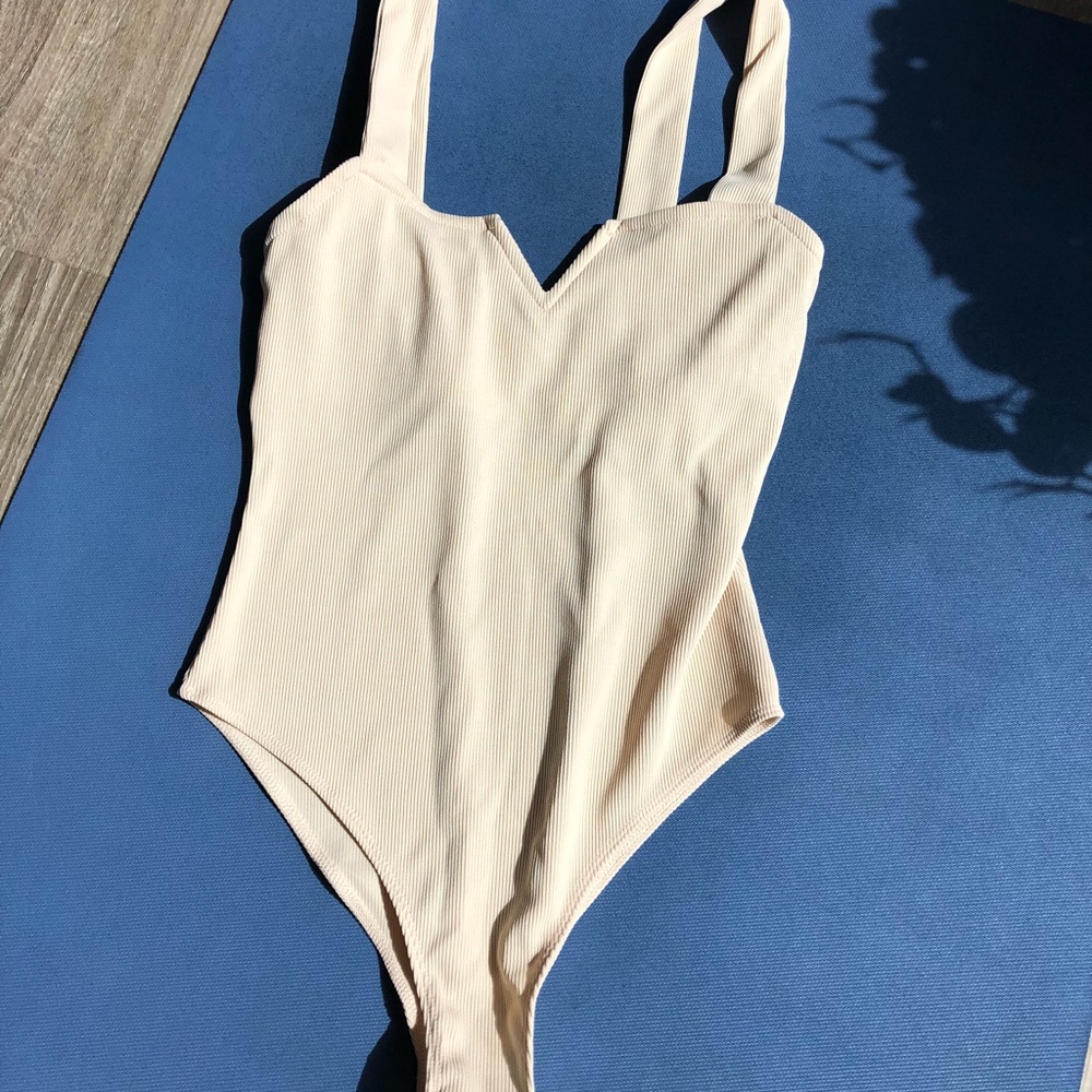 Cream bodysuit